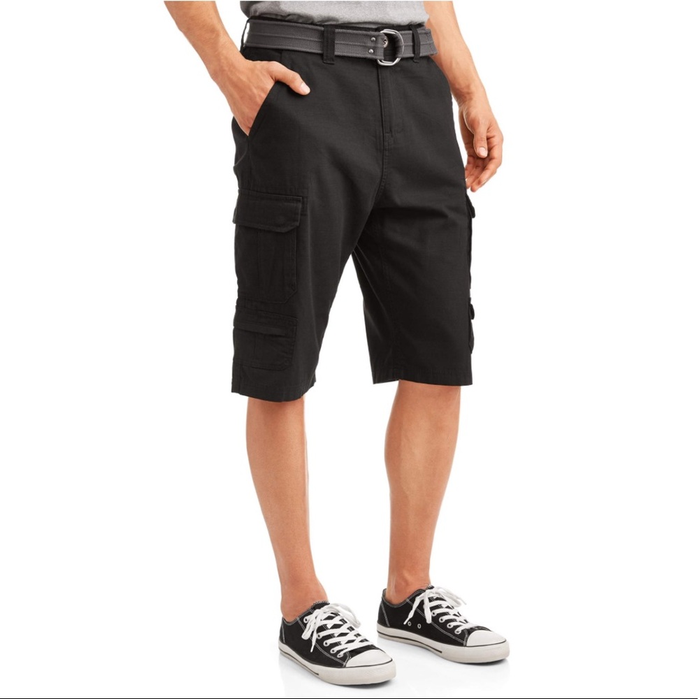 Lazer Men's Belted Ripstop Messenger Cargo Short